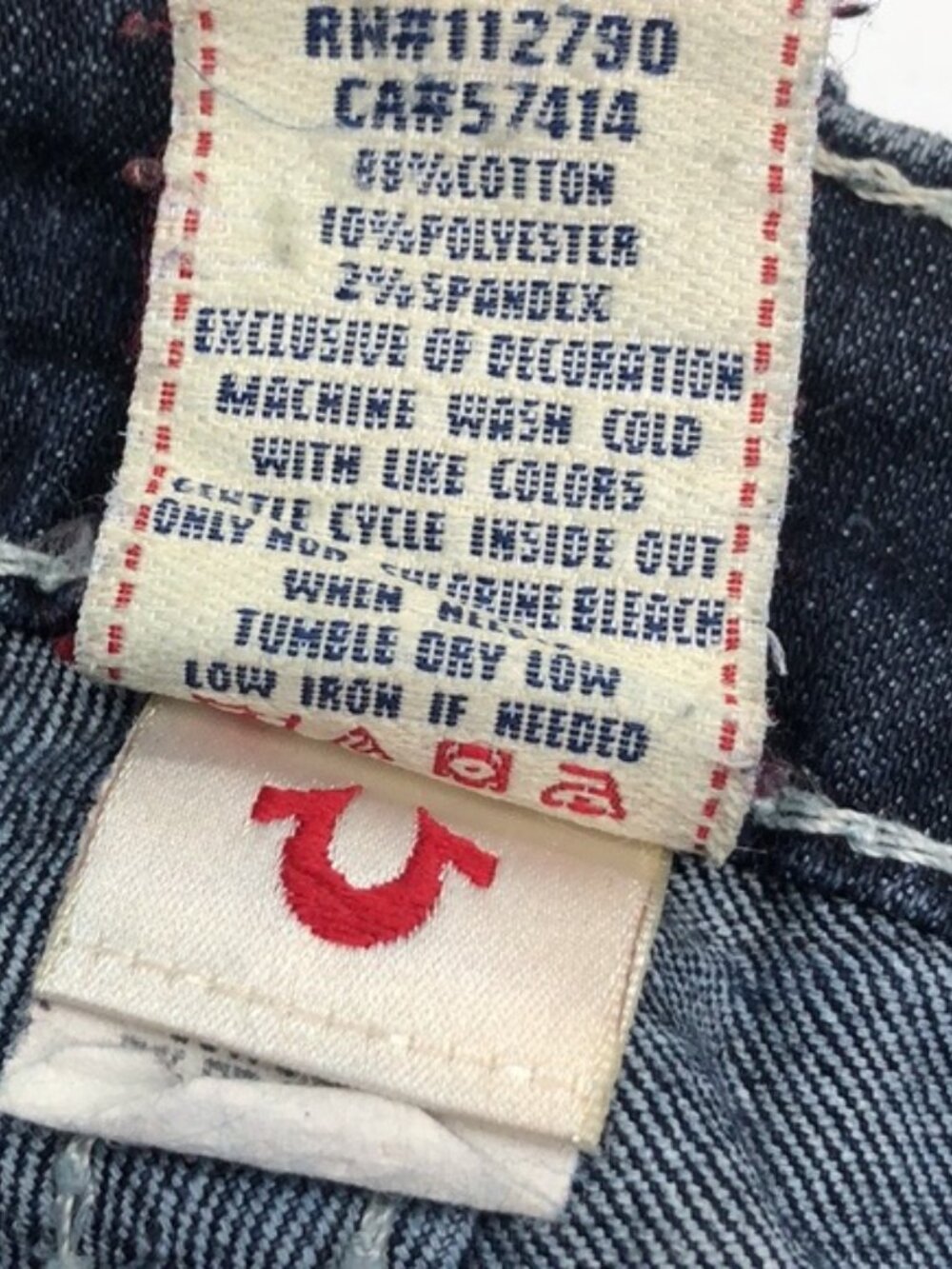 TRUE RELIGION SKINNY STYLE 28x29 AUTH WITH SERIAL NUMBER 🦋 - Picture 6 of 13